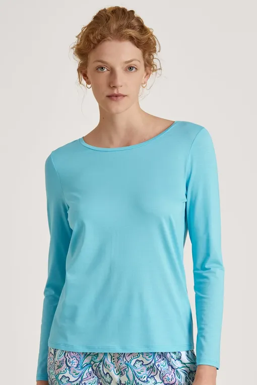 Лонгсливы Calida 15696 565 blue topaz