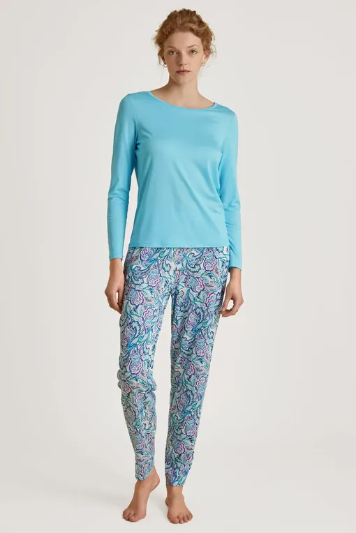 Лонгсливы Calida 15696 565 blue topaz