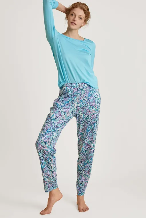 Лонгсливы Calida 15696 565 blue topaz