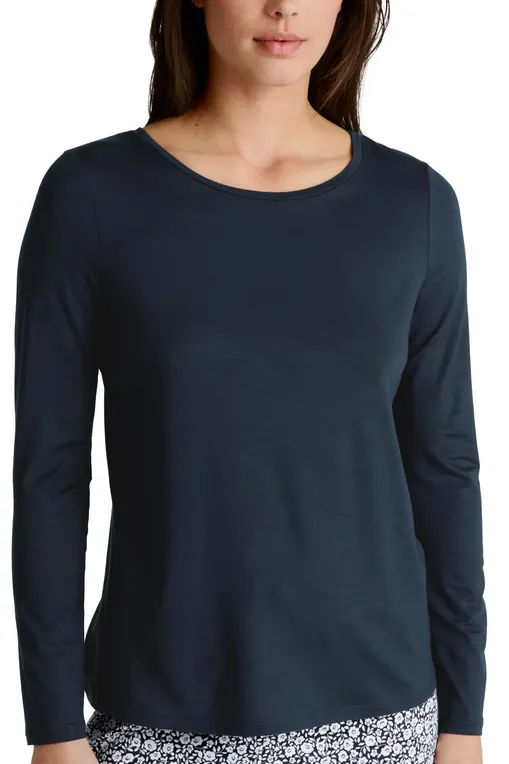 Лонгсливы Calida 15696 488 peacoat blue