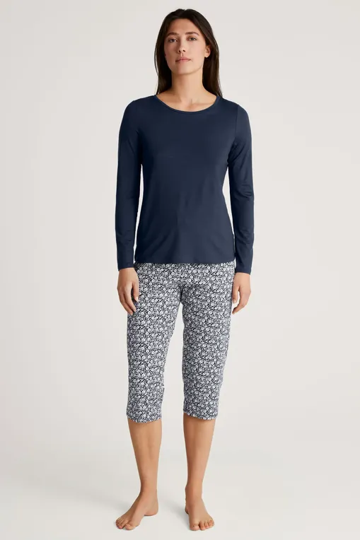 Лонгсливы Calida 15696 488 peacoat blue