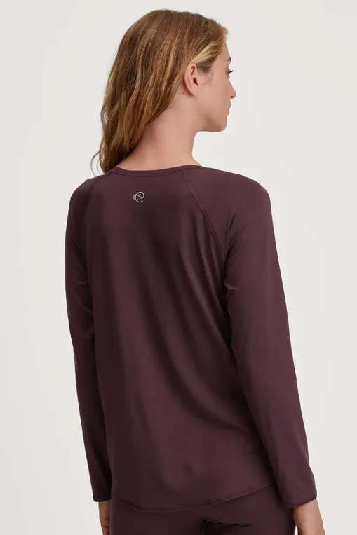 Лонгсливы Calida 15791 227 black cherry