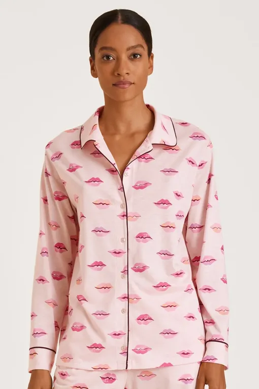 Лонгсливы Calida 15796 072 pearl blush