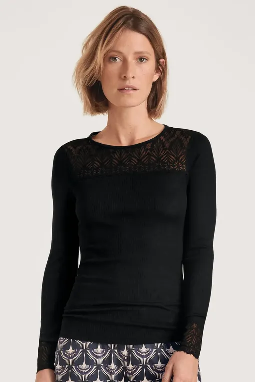 Лонгсливы Calida 15897 996 schwarz