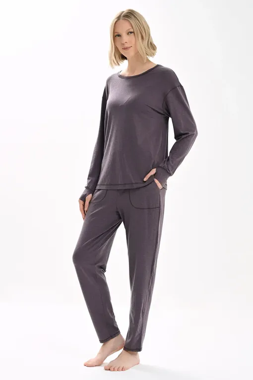 Лонгсливы Calida 15935 327 soft taupe