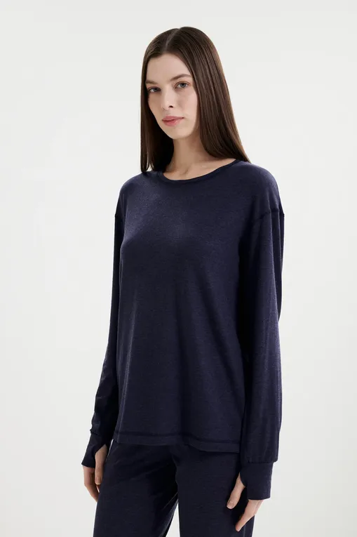 Лонгсливы Calida 15935 459 evening blue