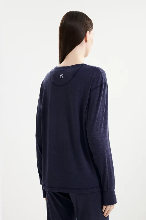 Лонгсливы Calida 15935 459 evening blue