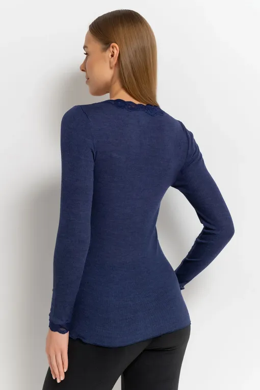 Лонгсливы Calida 15990 389 eclipse blue