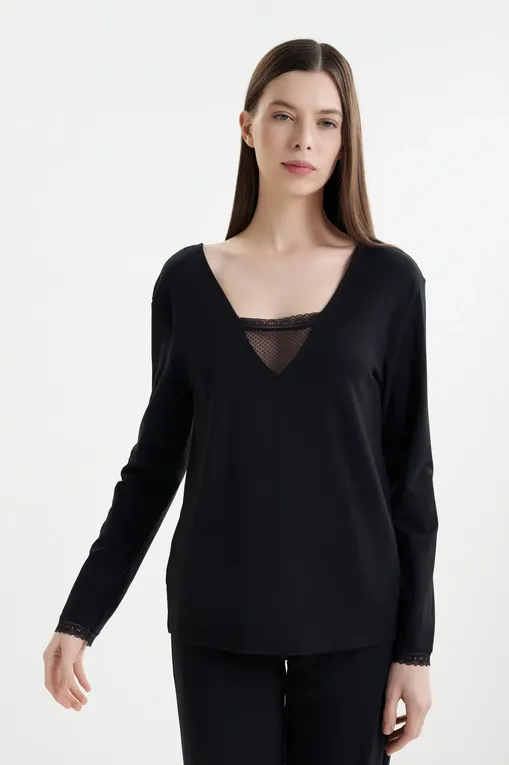 Лонгсливы Chantelle C10YJ0 011 Black