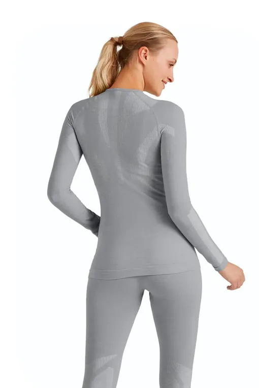 Лонгсливы Falke Ess 33311 3757 grey-heather