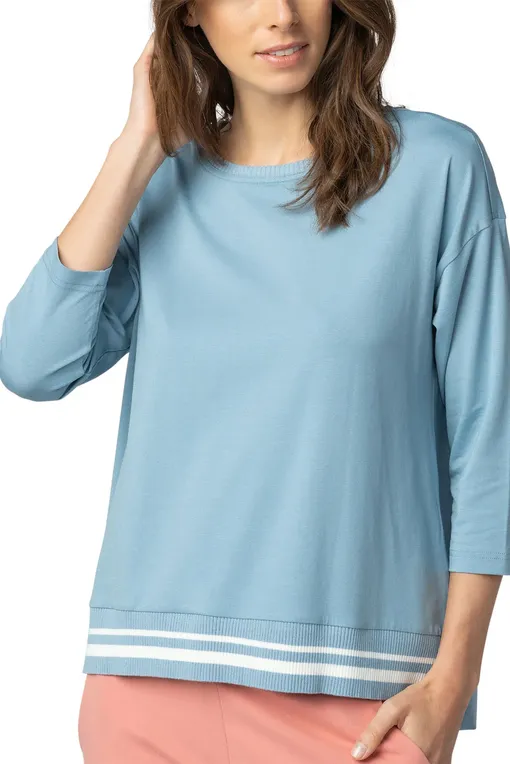 Лонгсливы Mey 16984 278 faded denim