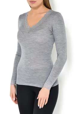 Mey 66003 466 mid grey melange