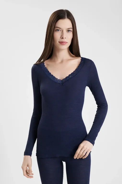 Лонгсливы NINA VON C 29470846 742 nightblue