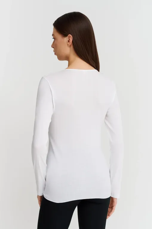 Лонгсливы NINA VON C 70471111 100 white