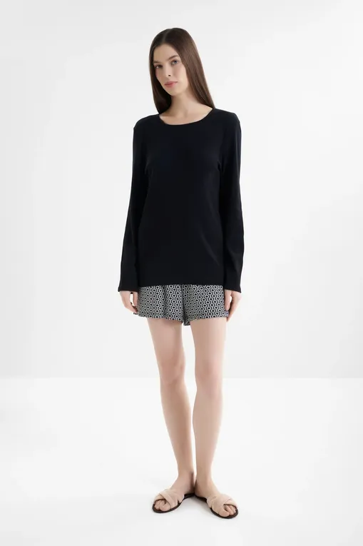 Лонгсливы NINA VON C 70471111 200 black