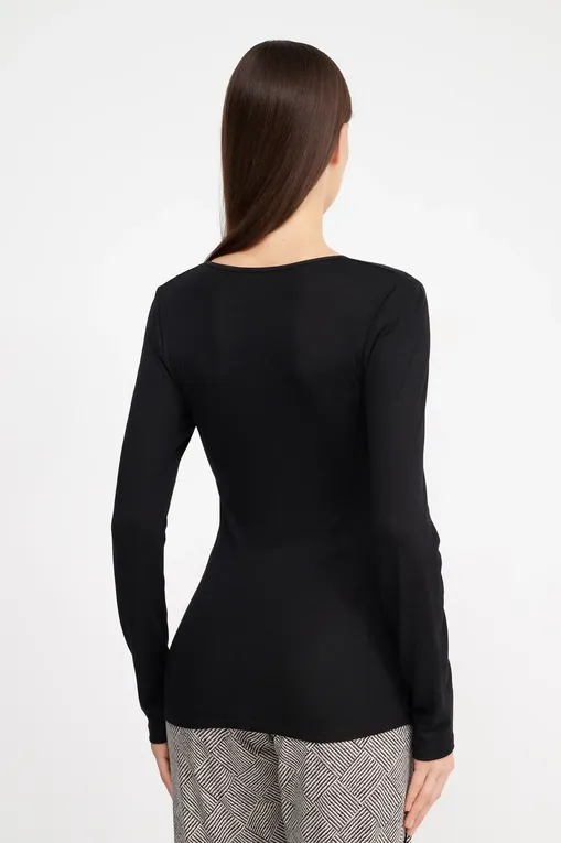 Лонгсливы NINA VON C 88470111 200 black