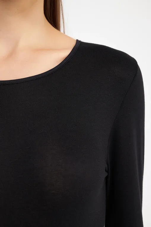 Лонгсливы NINA VON C 88470111 200 black