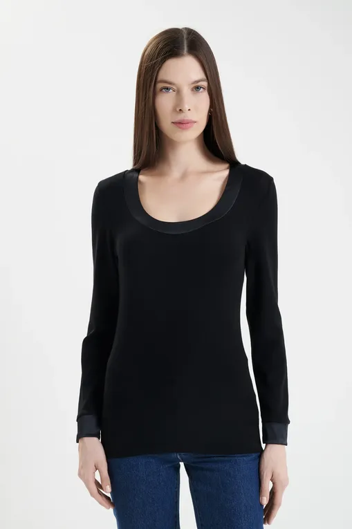 Лонгсливы Oscalito 4258 20 nero