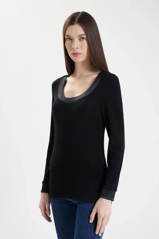 Лонгсливы Oscalito 4258 20 nero