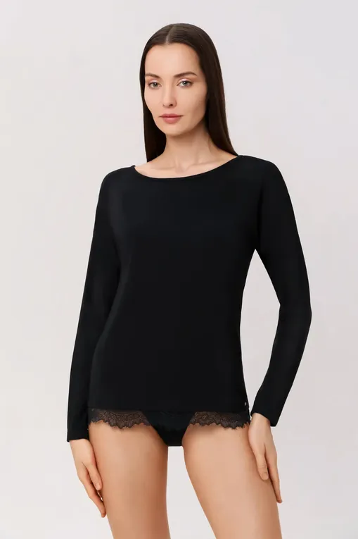 Лонгсливы SKINY 080969 7665 black
