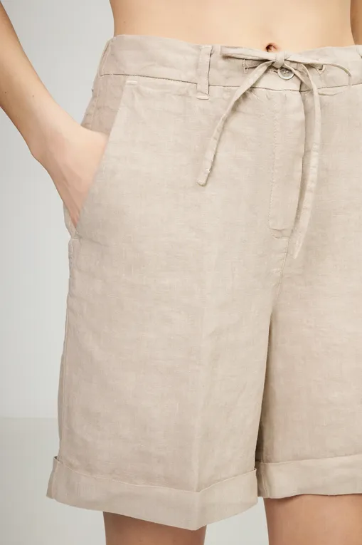 Шорты 120% Lino 32ALIW29PZ-000F753-0-00 000096 SAND