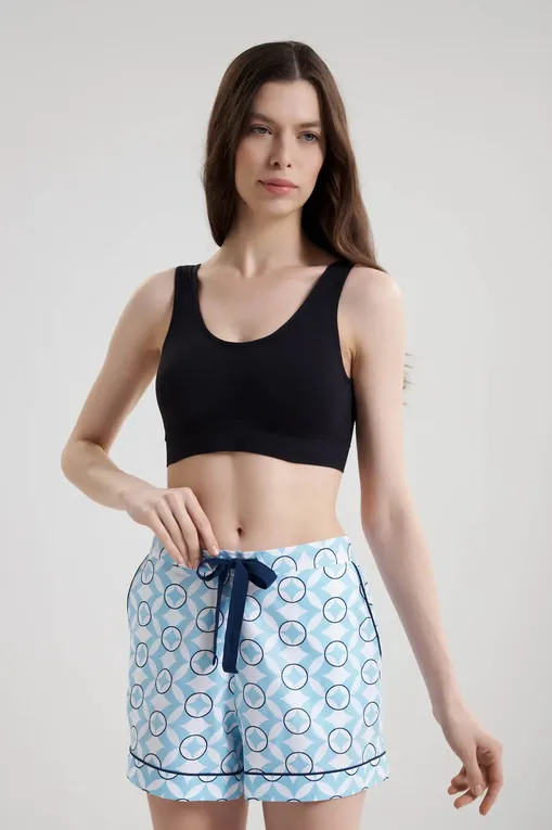 Шорты домашние CYBERJAMMIES 5071 BLUE SMALL  GEO PRINT
