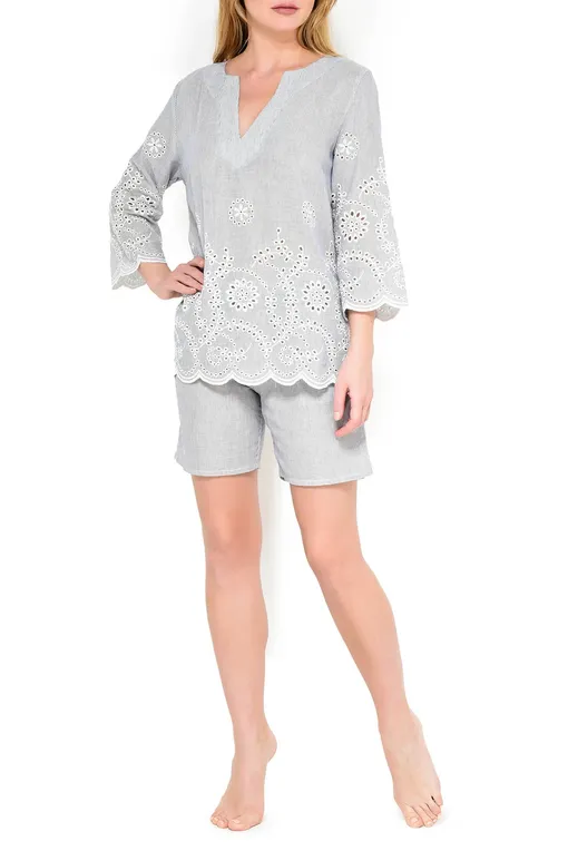 Шорты домашние Eva B.Bitzer 10310566 16champ.bleu