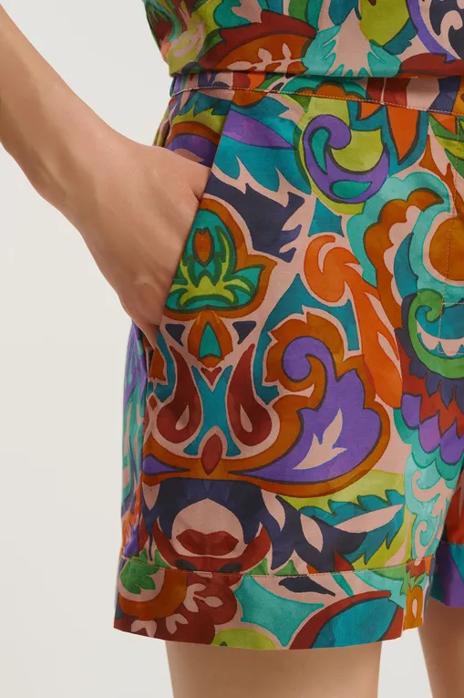 Шорты Marjolaine 3ATH5001 3143 IMP. VERT/JAUNE