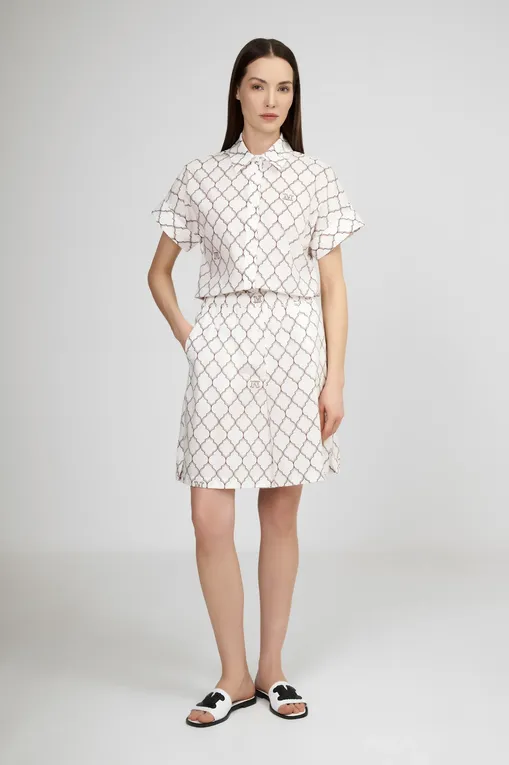 Шорты Max Mara ULULATO 2516141029 003 OPTICAL WHITE