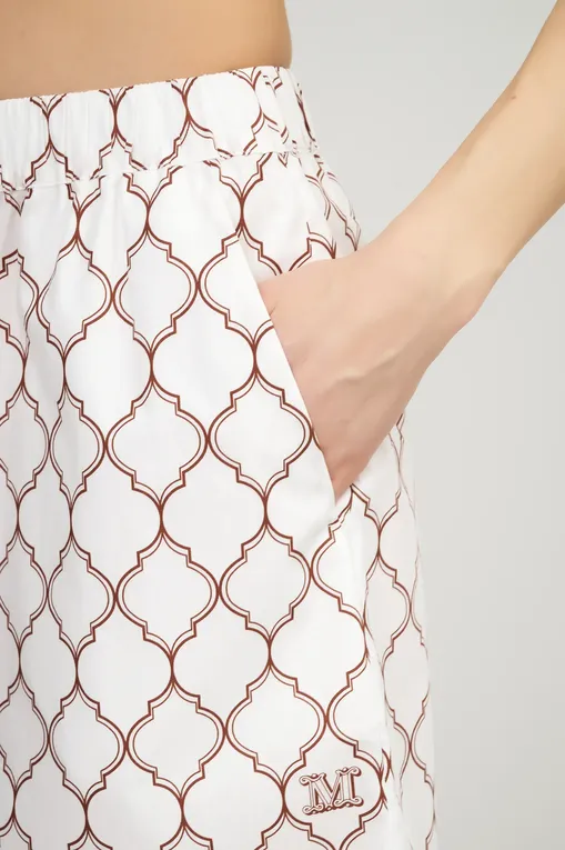 Шорты Max Mara ULULATO 2516141029 003 OPTICAL WHITE