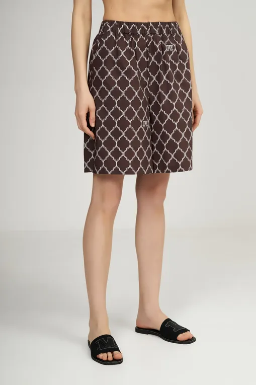 Шорты Max Mara ULULATO 2516141029 002 COFFEE