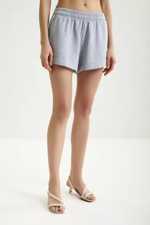 Шорты Mc2 Saint Barth CATE SB 15ML ALL OVER STRASS EMB