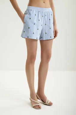 Mc2 Saint Barth MEAVE_PL SEERSUCKER STRIPES BEE 17 EMB