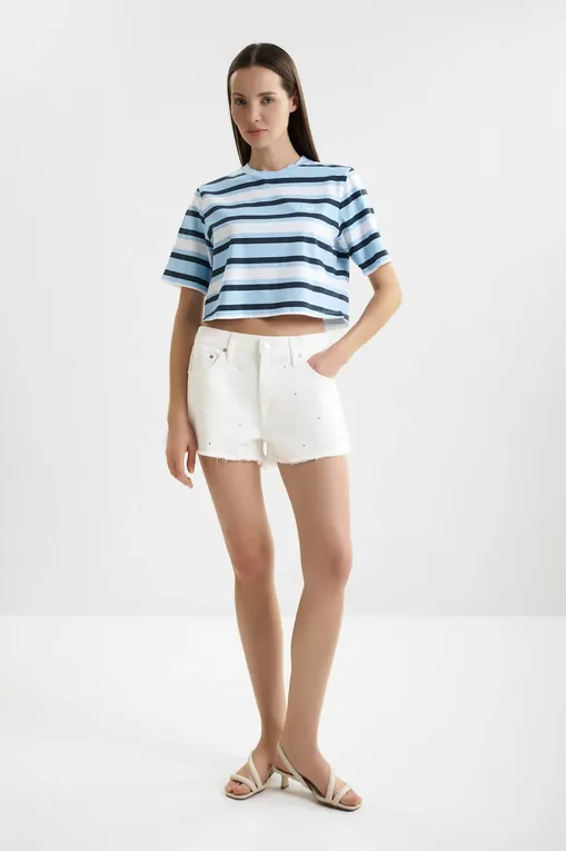 Шорты Mc2 Saint Barth MUSA DENIM 01 STRASS