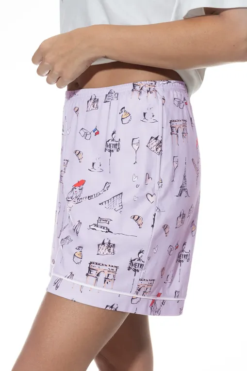 Шорты домашние Mey 1220065 1225 violet cake