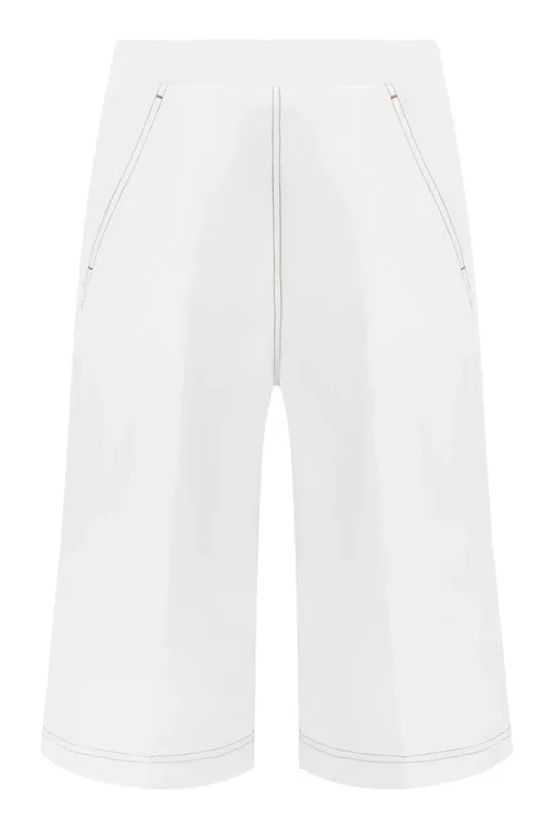 Шорты MM by MaxMara TEXAS 251678102 001 OPTICAL WHITE