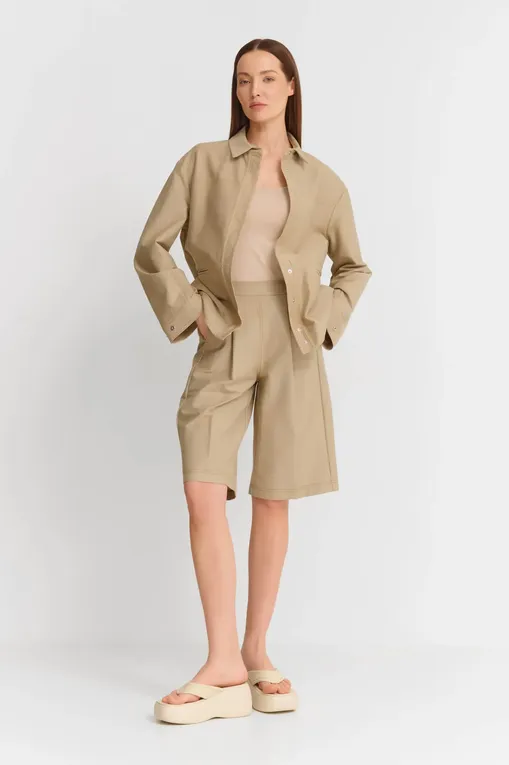 Шорты MM by MaxMara TEXAS 251678102 002 SAND