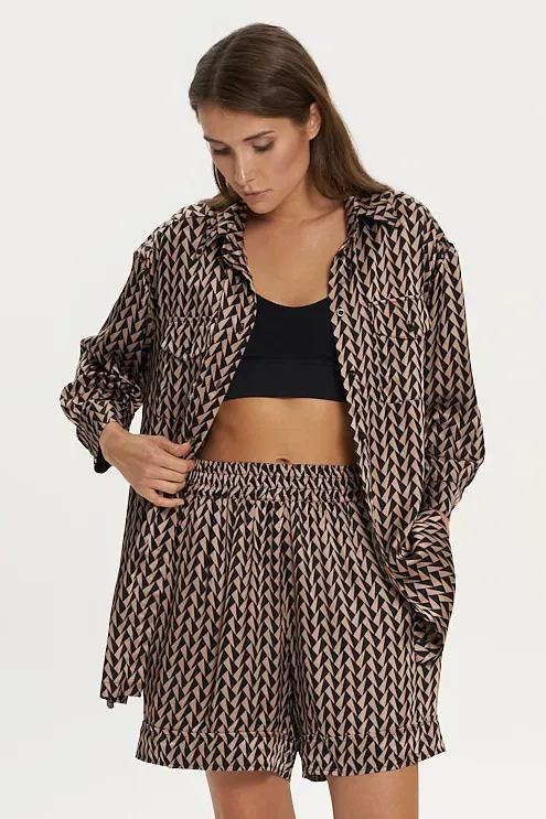 Шорты домашние Petit Pas 101106 geometry