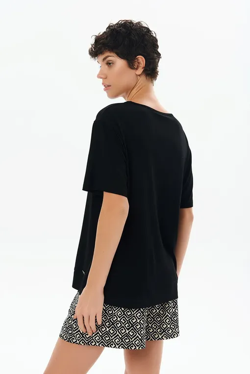 Шорты домашние Petit Pas 101117 print geometry