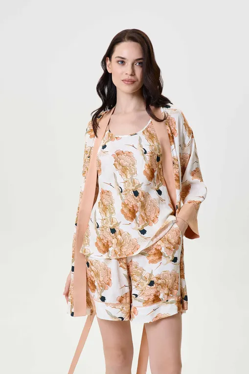 Шорты домашние Petit Pas 101161 beige print