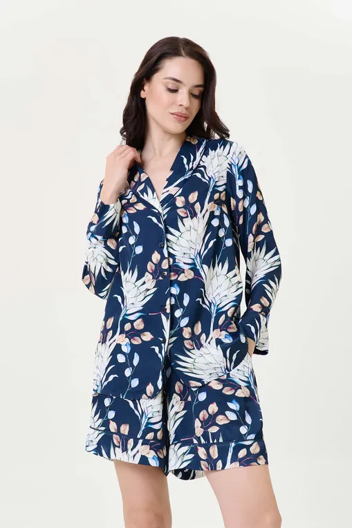 Шорты домашние Petit Pas 101161 blue print