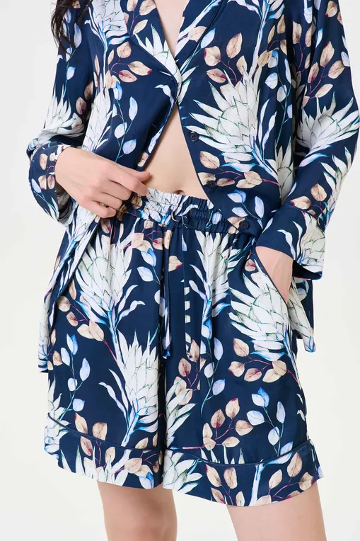 Шорты домашние Petit Pas 101161 blue print