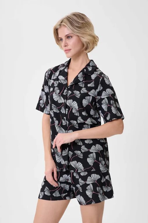 Шорты домашние Petit Pas 101173 black print