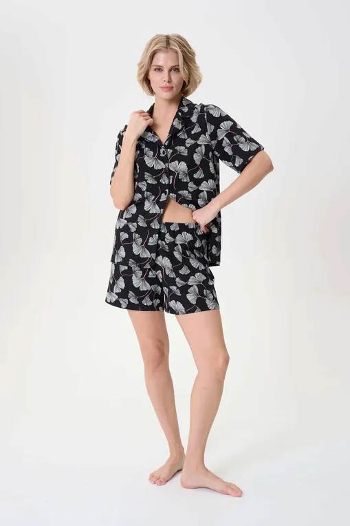 Шорты домашние Petit Pas 101173 black print