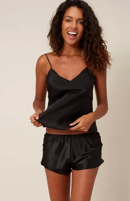 Шорты домашние Simone Perele 15B640 015 noir/tatoo