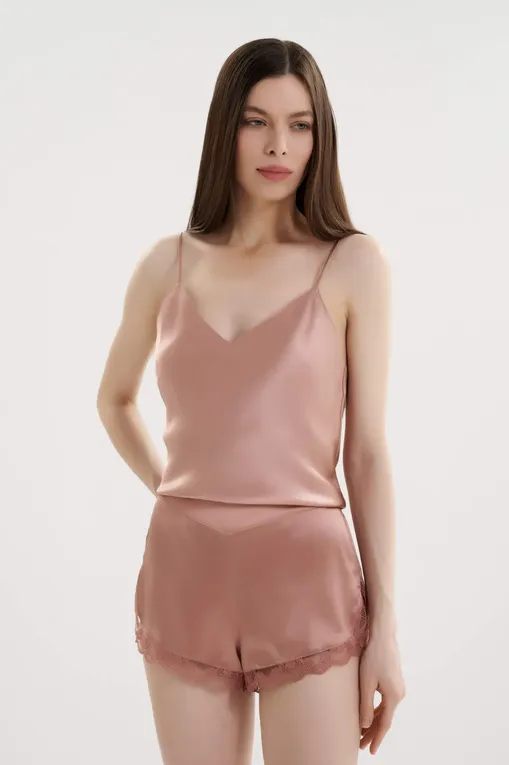 Шорты домашние Simone Perele 1F8640 469 Smokey Pink