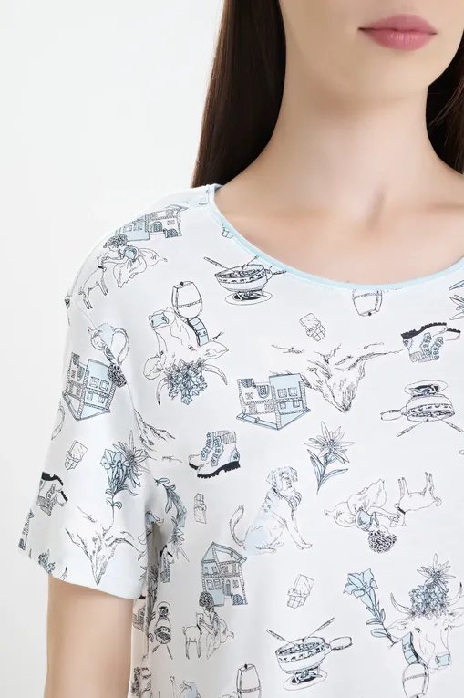 Сорочки Calida 34157 545 cascade blue