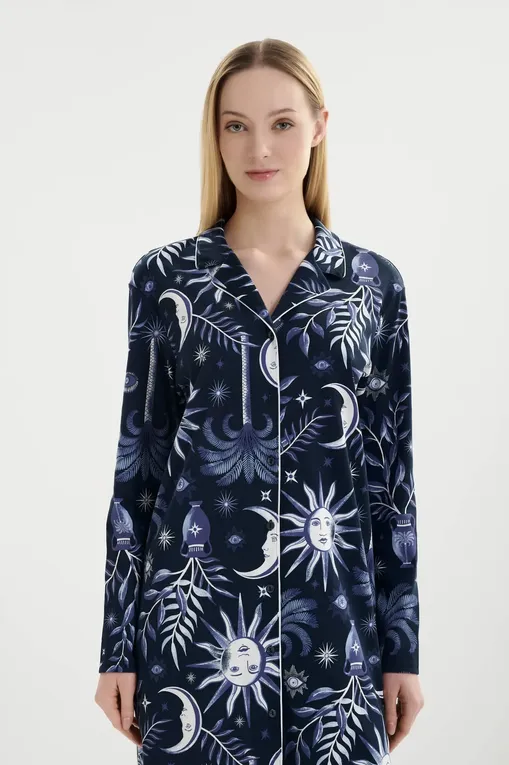 Сорочки Calida 35127 479 dark sapphire