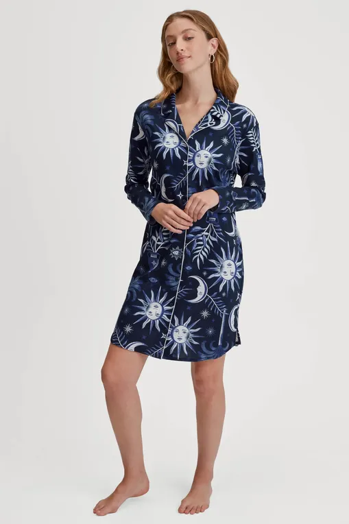 Сорочки Calida 35127 479 dark sapphire