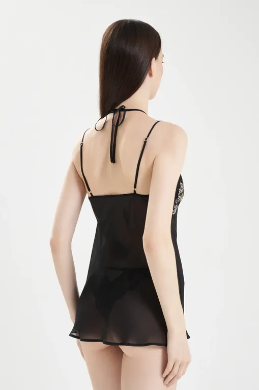 Сорочки Chantelle C01OW5 A65 Glitter Black